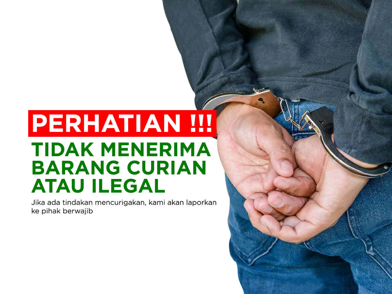 Tidak menerima barang curian